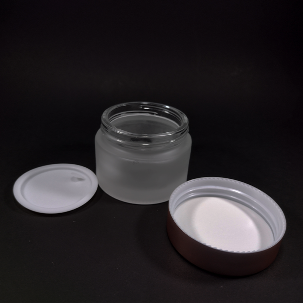 Envase de vidrio de 50 ml con tapa Rosada - Imagen 4